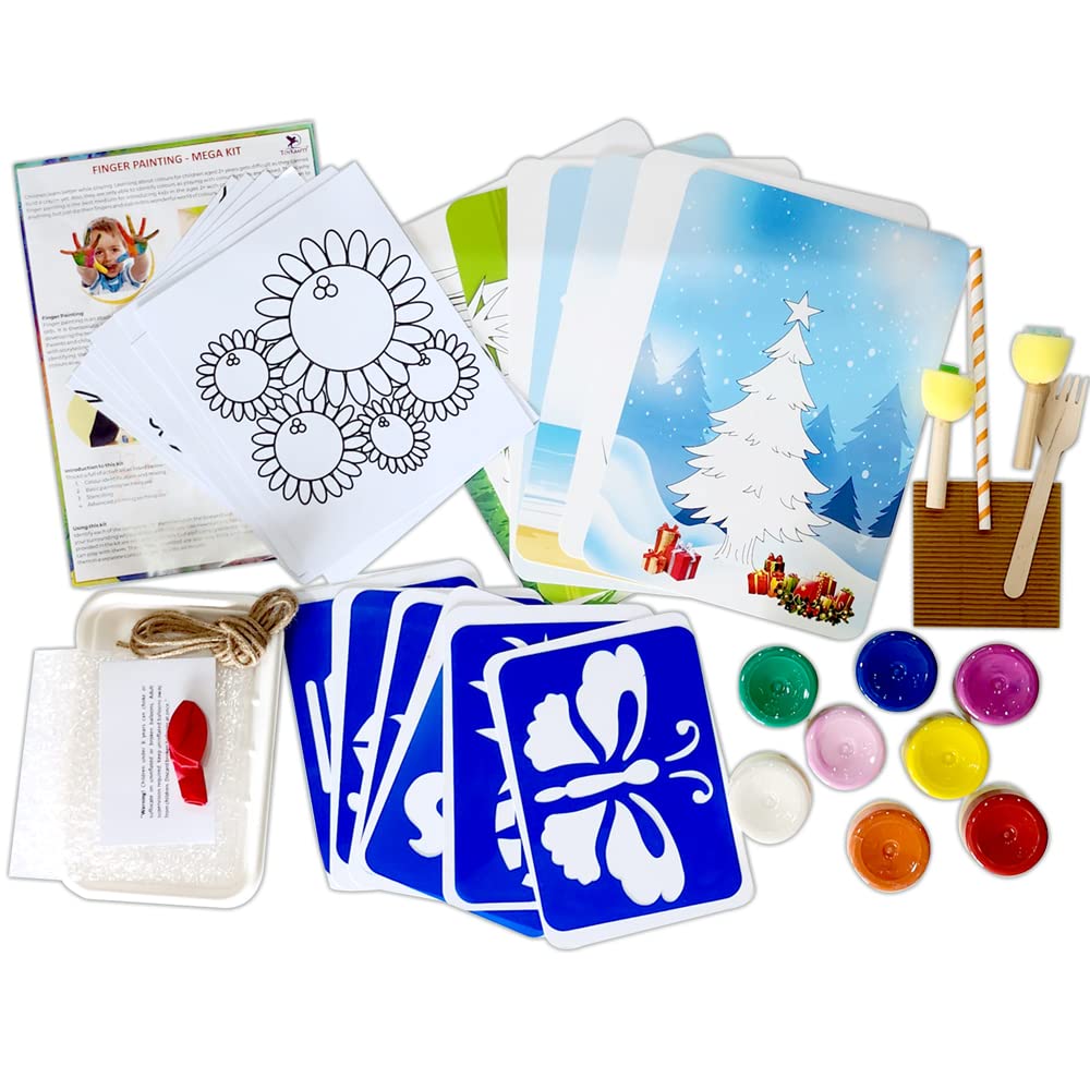 Finger Paint Paper, 11 X 14 Inches, 22 Sheets, Paint Paper for Kids, Art  Paper
