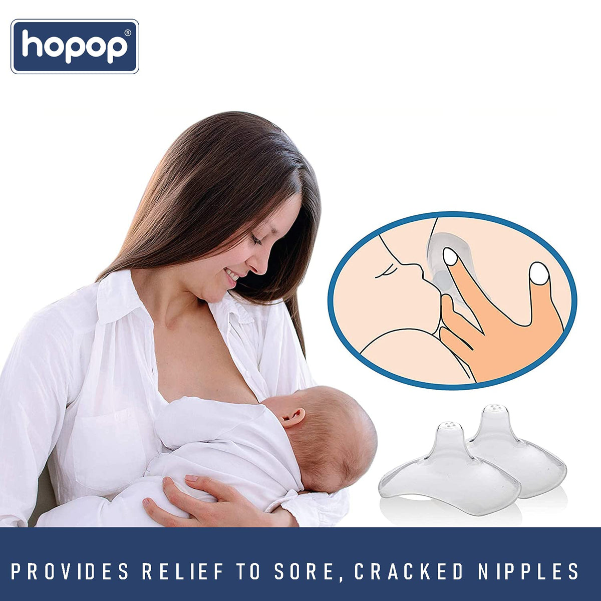 2Pcs Super Extra Soft Silicone Breast Feeding Nipple Shields /Protectors UK