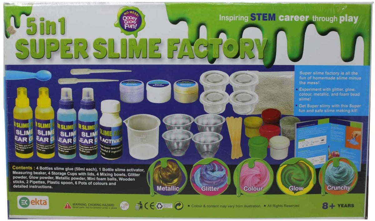 Ultimate 5 in 1 Slime Maker Kit | Make 5 Slimes