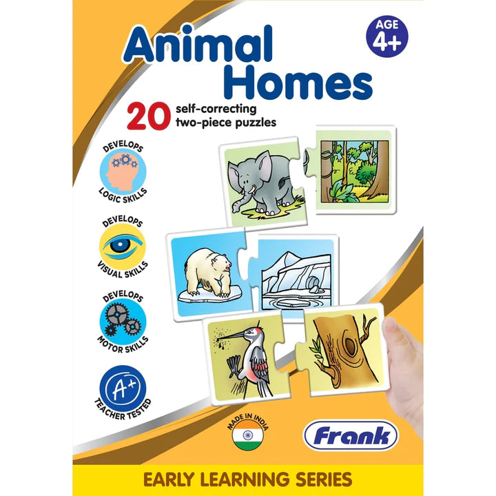 Frank Animal Homes Self Correcting Puzzles
