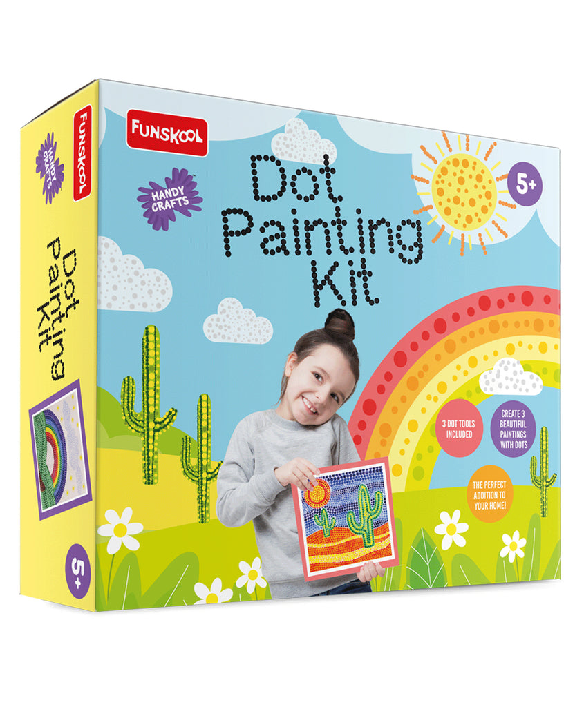 Funskool Dot Painting Kit Handy Kraft