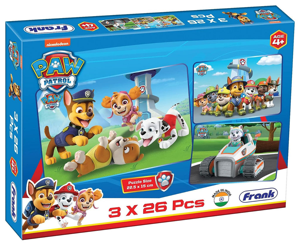 Frank Paw Patrol puzzle For Kids