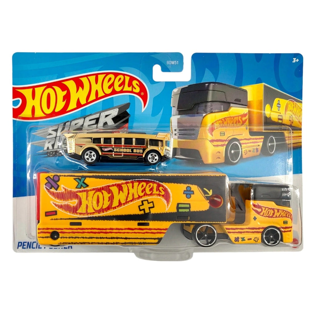 Hot Wheels Pencil Pusher Toy Set