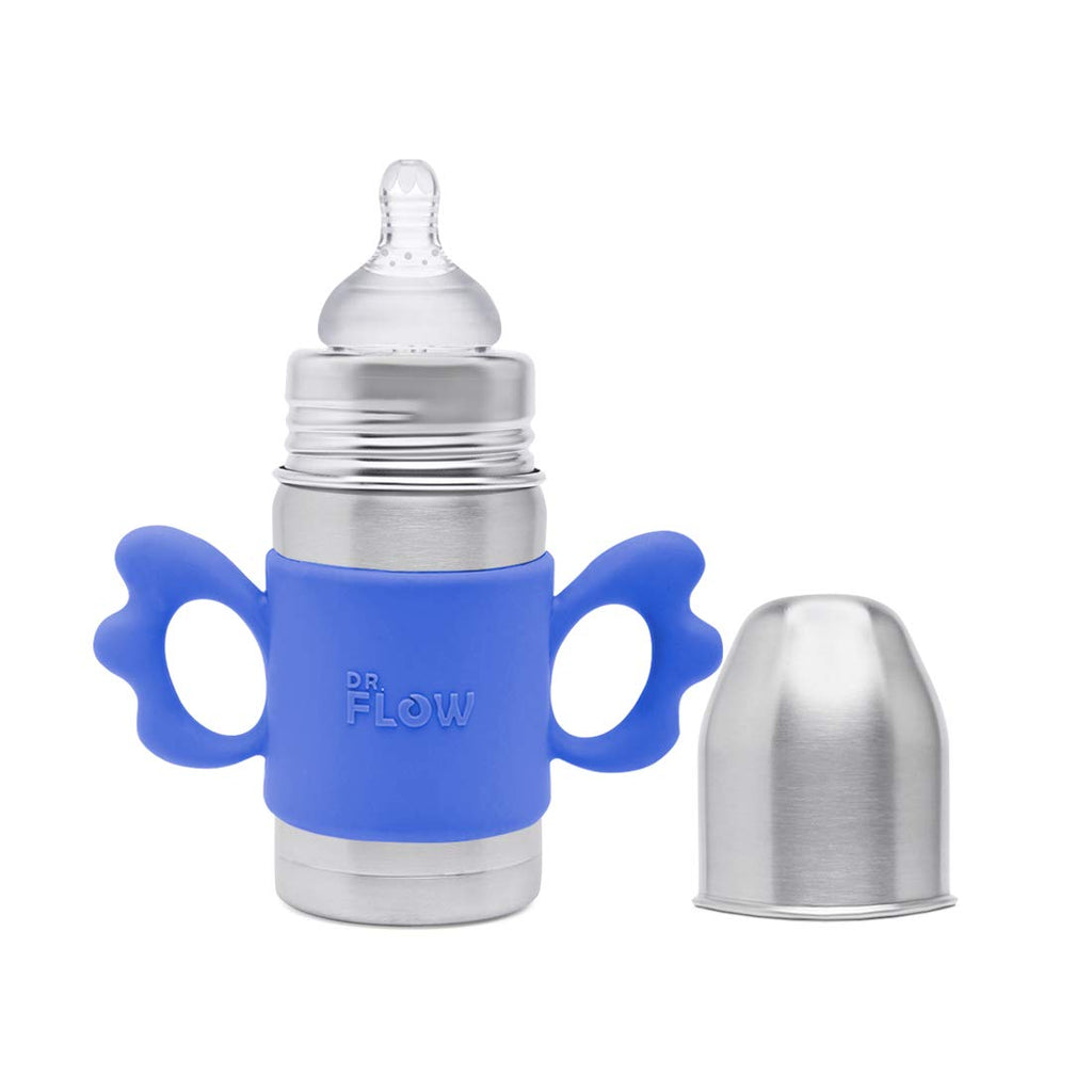 DR Flow Vogue+ Stainless Steel Baby Bottle 360ML