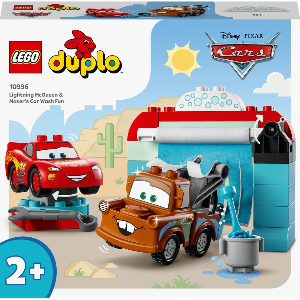 Lego Dublo Lightning Mcqueen & Mater's Car Wash Fun