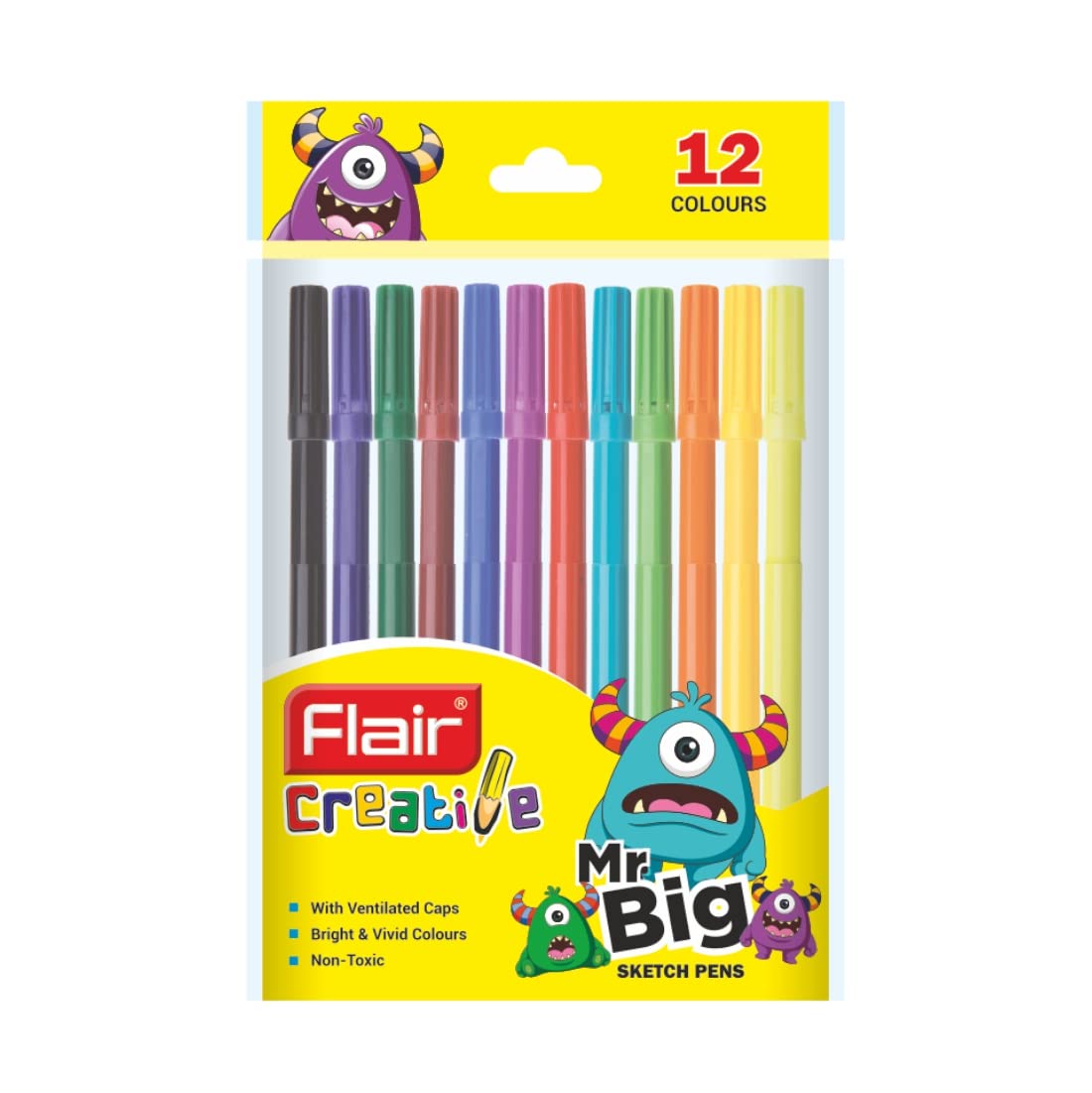 Plastic Water Color Sketch Pens, Packaging Type: 12 Piece/Packet, For  Drawing Purpose at Rs 15/pack in Greater Noida