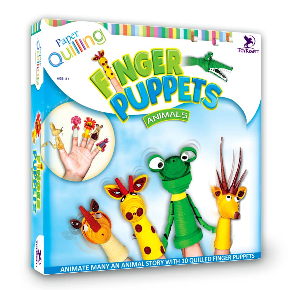 Toykraftt Finger Puppets Paper Quilling