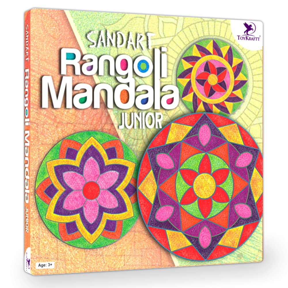 Toykraftt Sandkart Rangoli Mandala Jinior