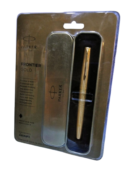 Parker Frontier Gold Fountain Pen Refillable