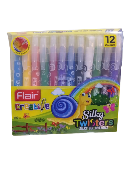 Flair Silky Twisters Gel Crayons