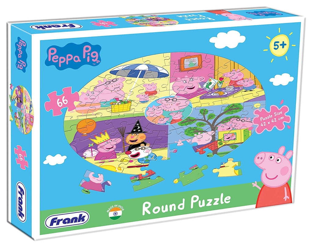 Peppa Pig Round Puzzle