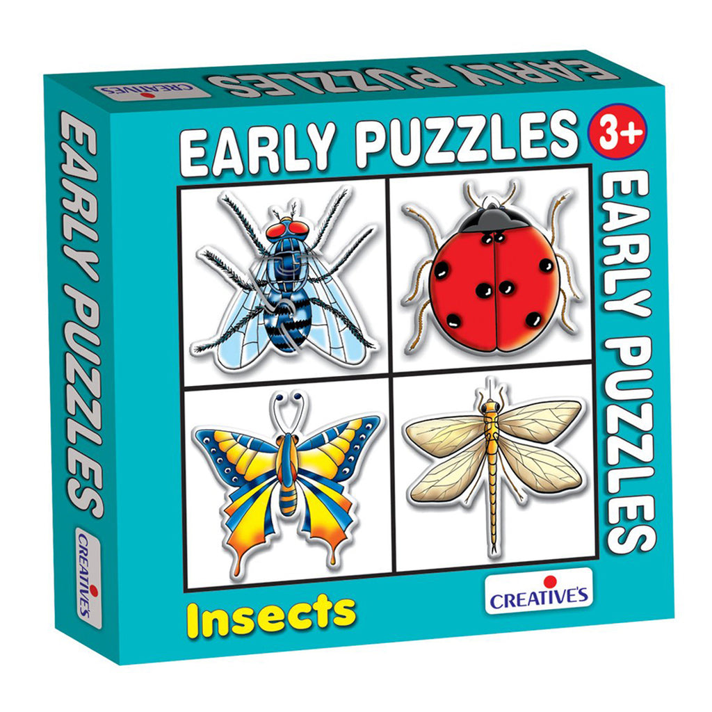 Creative Early puzzles Insects Step 1