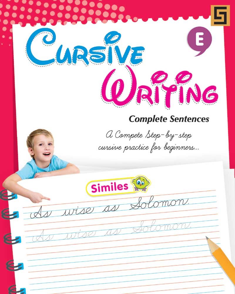 Golden Sapphire Cursive Writing Complete Sentences (E)