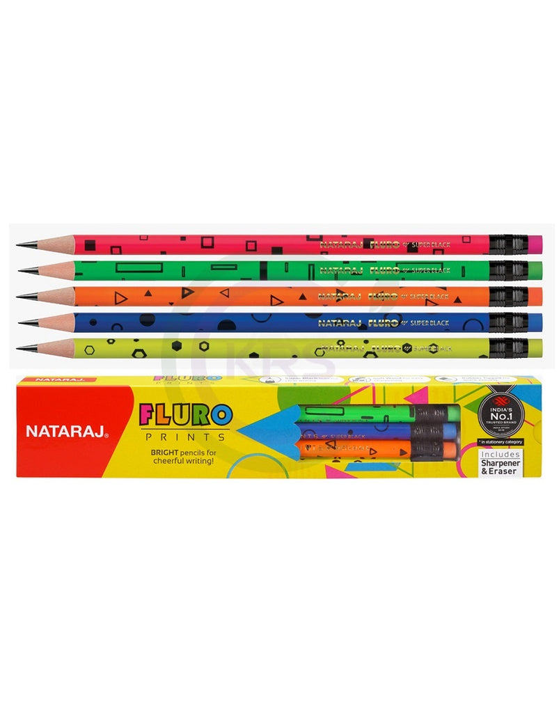 Nataraj Fluro Bright Pencils