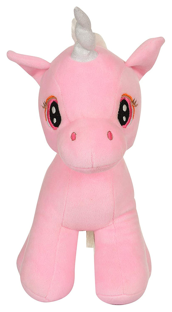 Mirada Standing Unicorn With White Hair 23cm (Pink)
