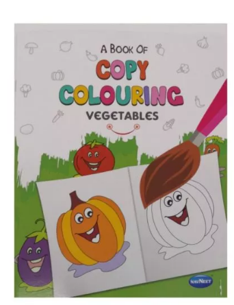 Navneet Copy Colouring Vegetables Book