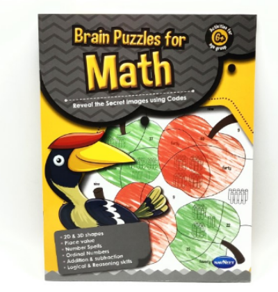 Navneet Brain Puzzles Math BookNavneet Brain Puzzles Math Book 6+