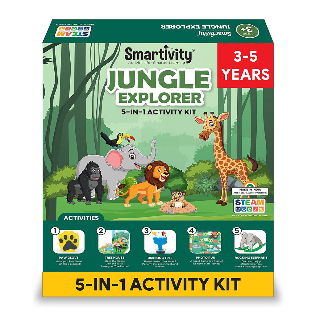 Smartivity Jungle Explorer 5 In 1 Activity Kit