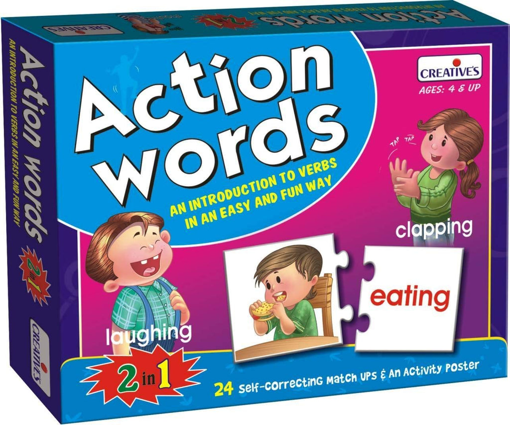 Creative Action Words 2 In 1