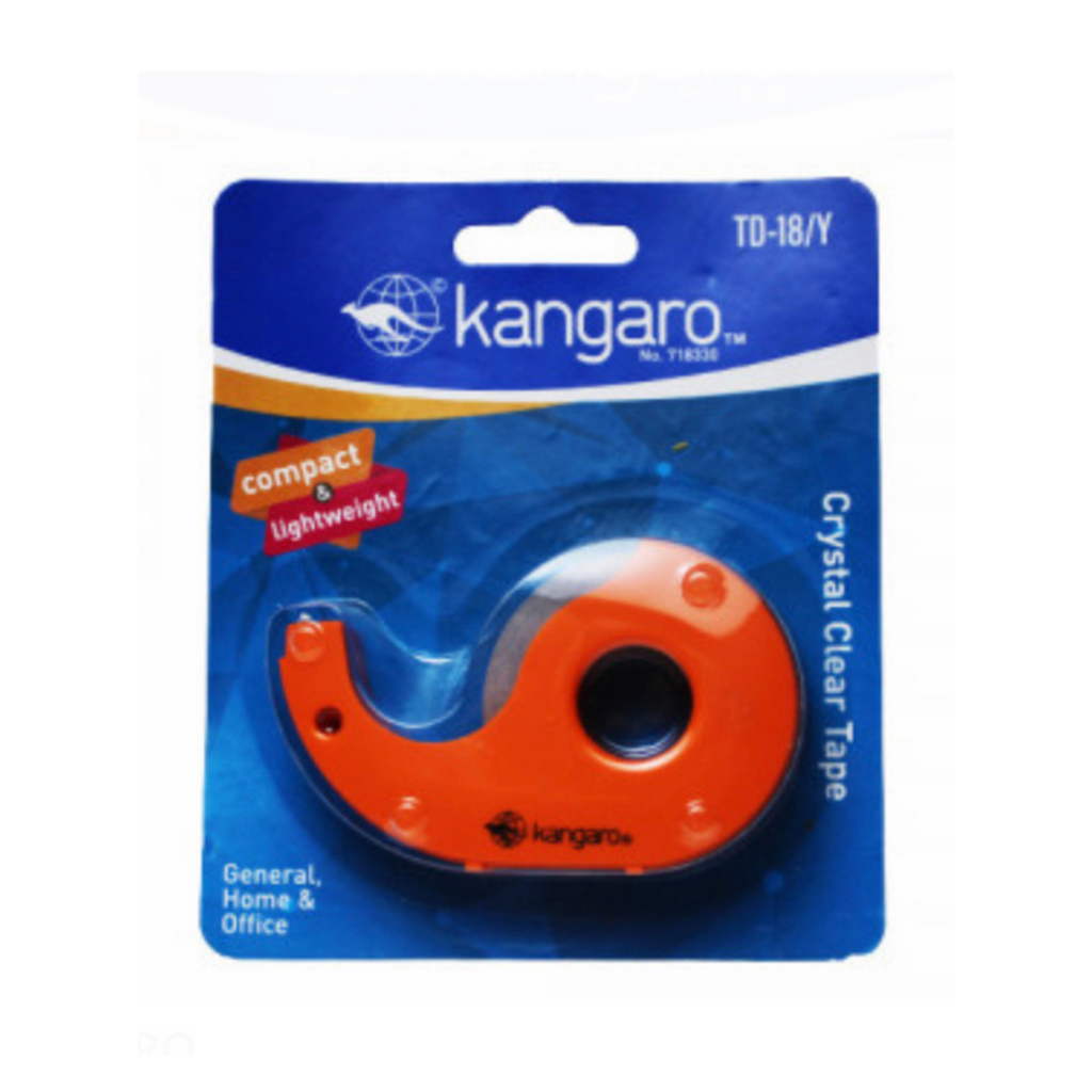 Kangaro Crystal Clear Tape (Orange)