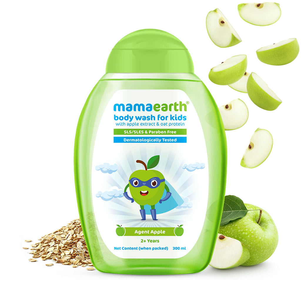 Mamaearth Agent Apple Body Wash Kids 300ml