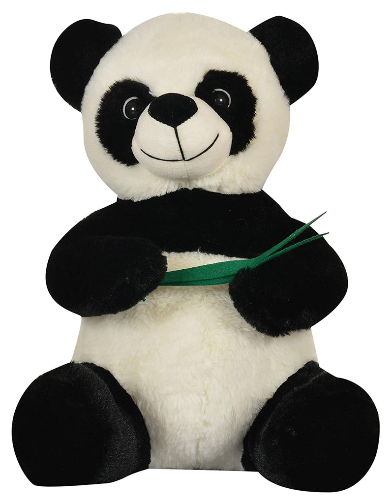 Mirada Sitting Panda Soft Toy Black & White