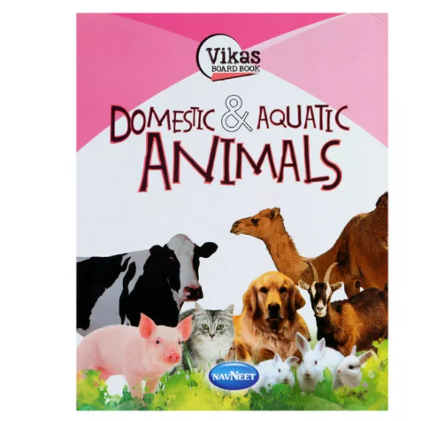 Navneet Domestic & Aquatic Animals Book