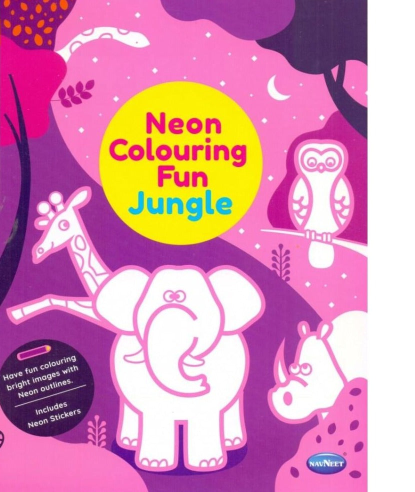 Navneet Neon Colouring Fun Jungle Book