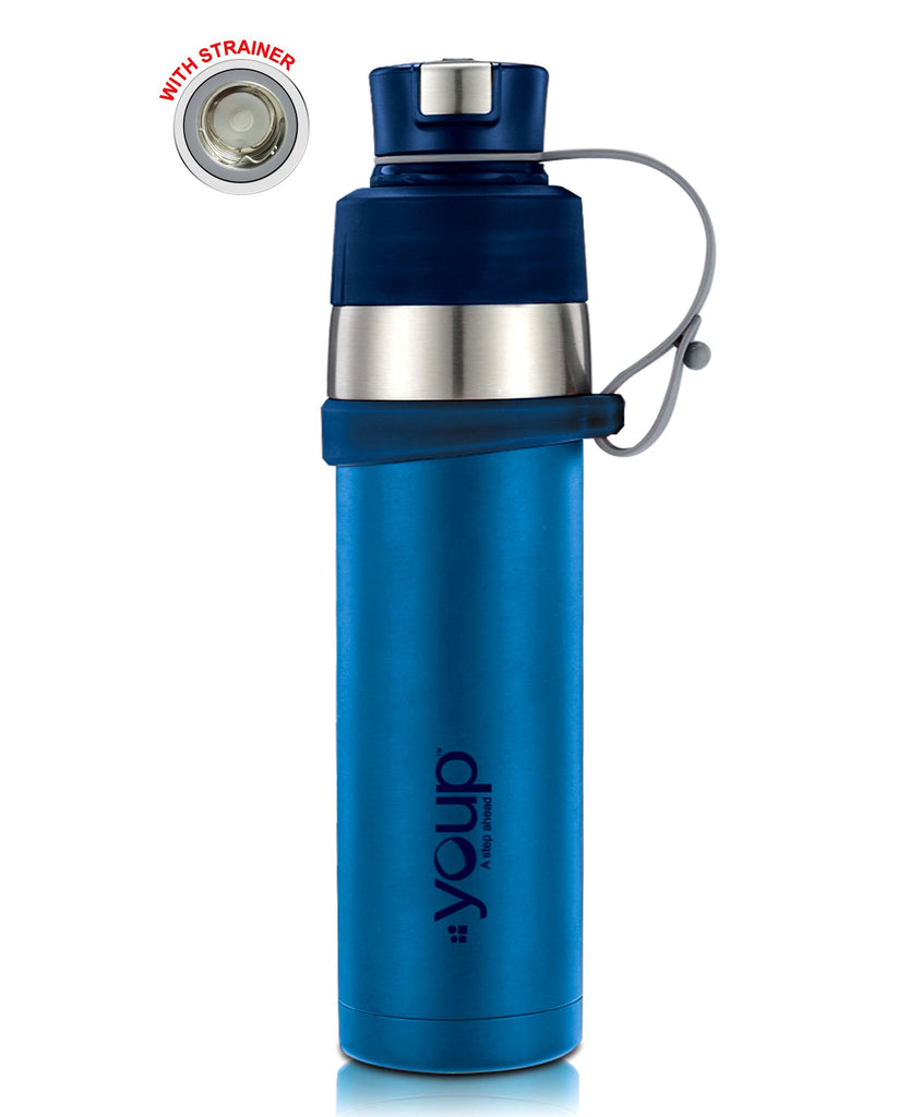 Youp Thermo Steel Bottle 500ml (Blue)