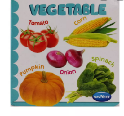 Navneet Tiny Board Book Vegetables