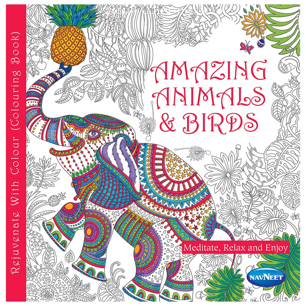 Navneet Amazing Animals & Birds Colouring Book