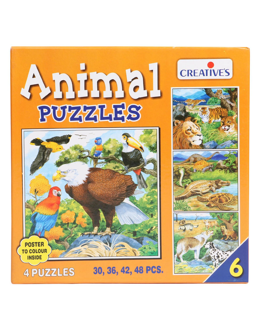 Creative Animals Puzzles 6