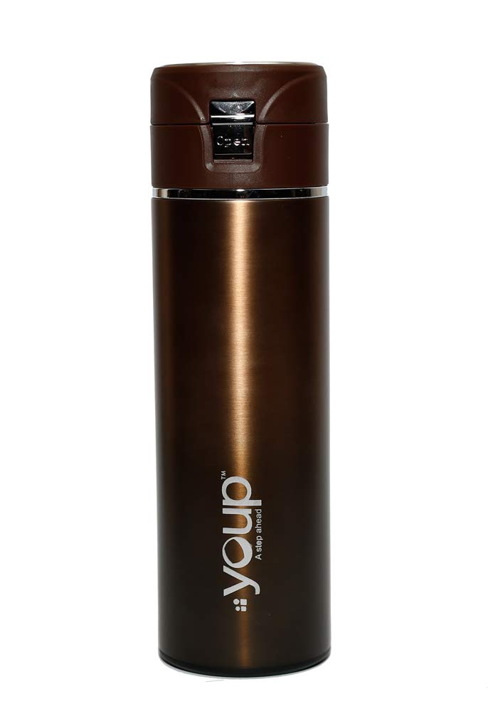 Youp Thermo Steel Bottle 500ml (Brown)