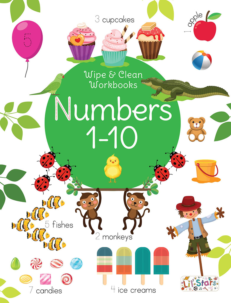 Pegasus Numbers 1-10 Wipe & Clean Book
