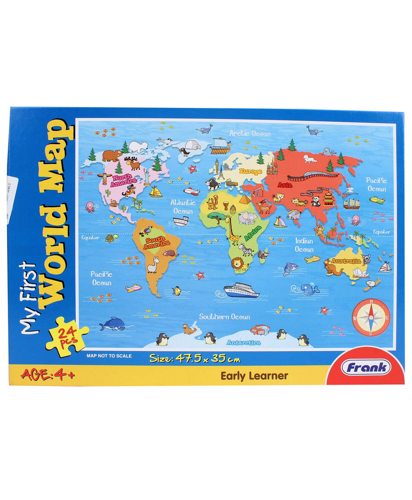 Frank My First World Map Puzzle