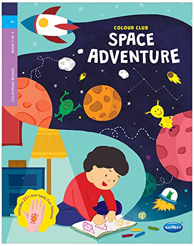 Navneet Space Adventure Colouring Book