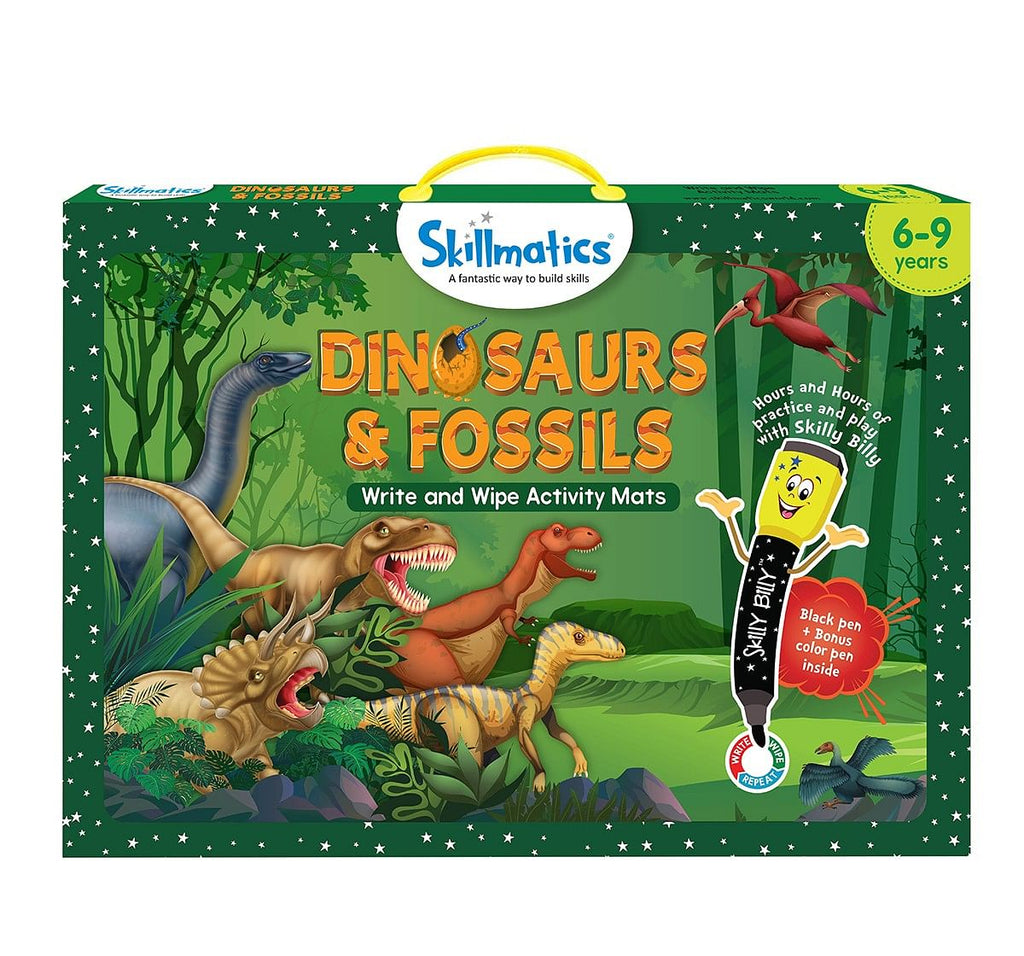 Skillmatics Dinosaurs & Fossils (Write And Wipe)
