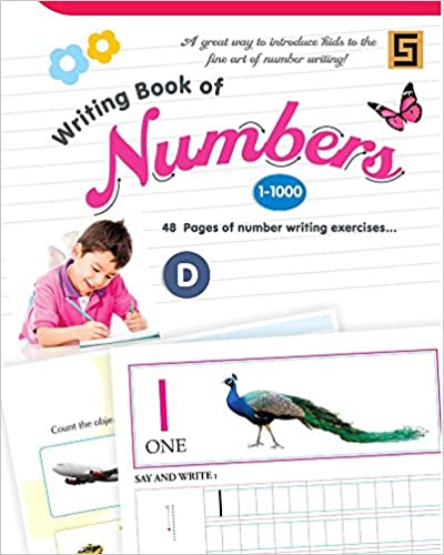 Golden Sapphire Numbers Writing 1-1000 (D)