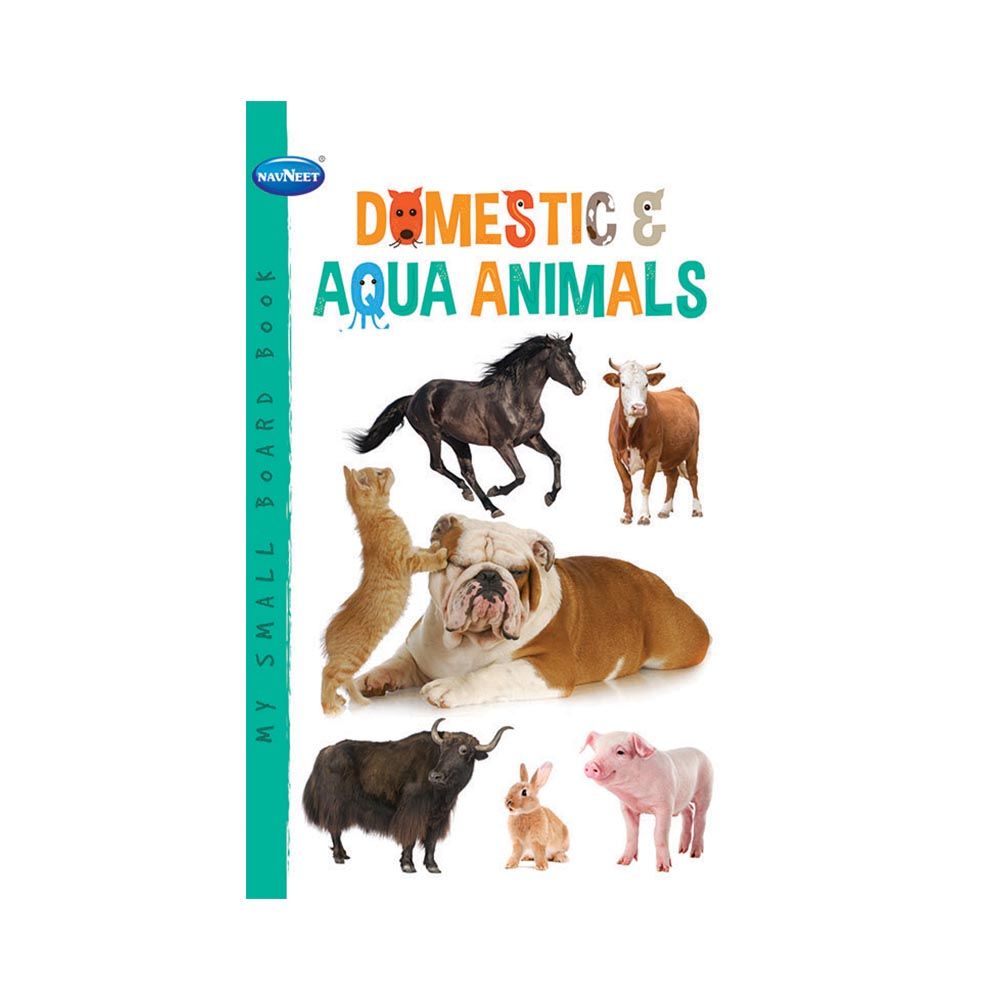 Navneet My Small Board Book Domestic & Aqua Animals