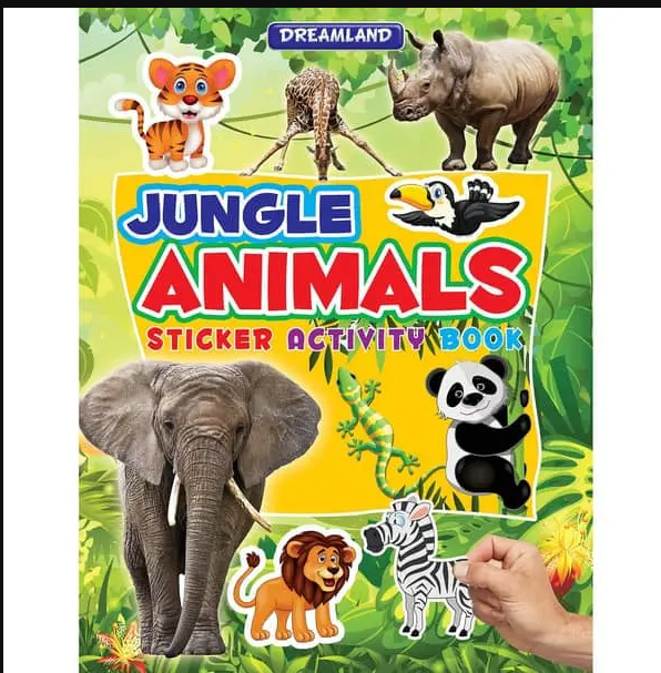 Dreamland Jungle Animals Sticker Book