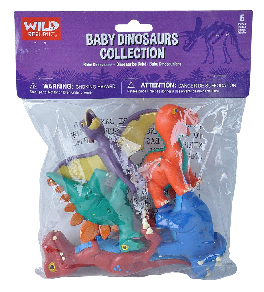 Wild Republic Baby Dinosaurs Collection