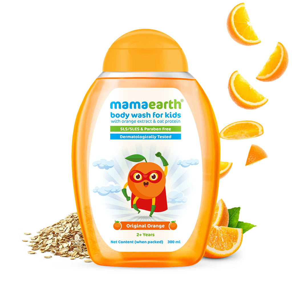 Mamaearth Original Orange Body Wash Kids 300ml