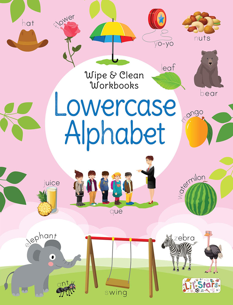 Pegasus Lowercase Alphabet Wipe & Clean Book