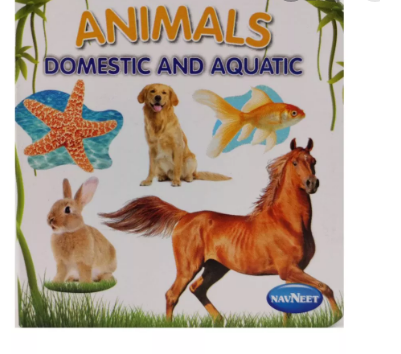 Navneet Tiny Board Book Animals Domestic And Aquatic