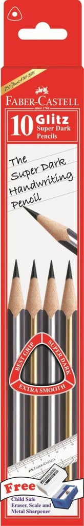 Faber Castell 10 Glitz Dark Pencils
