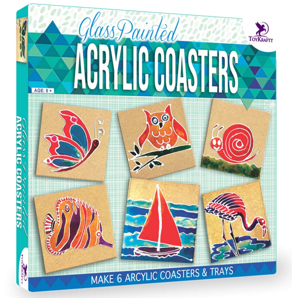 Toy Kraft Acrylic Coasters