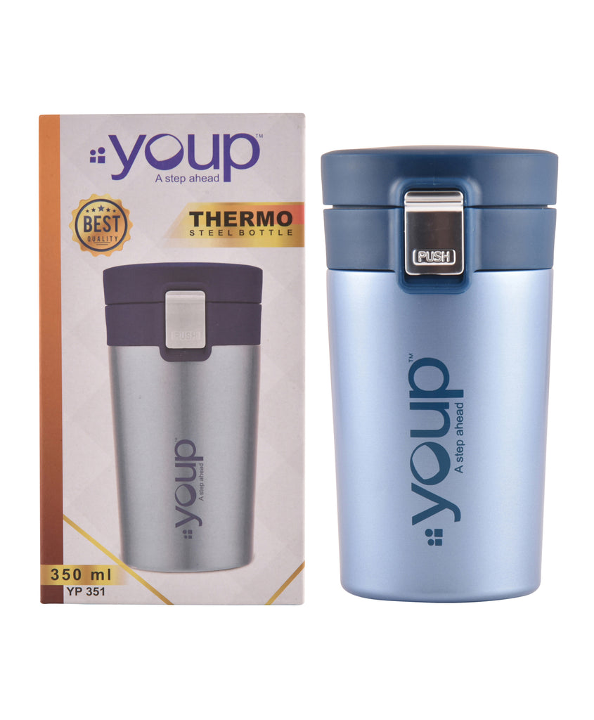 Youp Thermo Steel Cup 350ml (Blue)