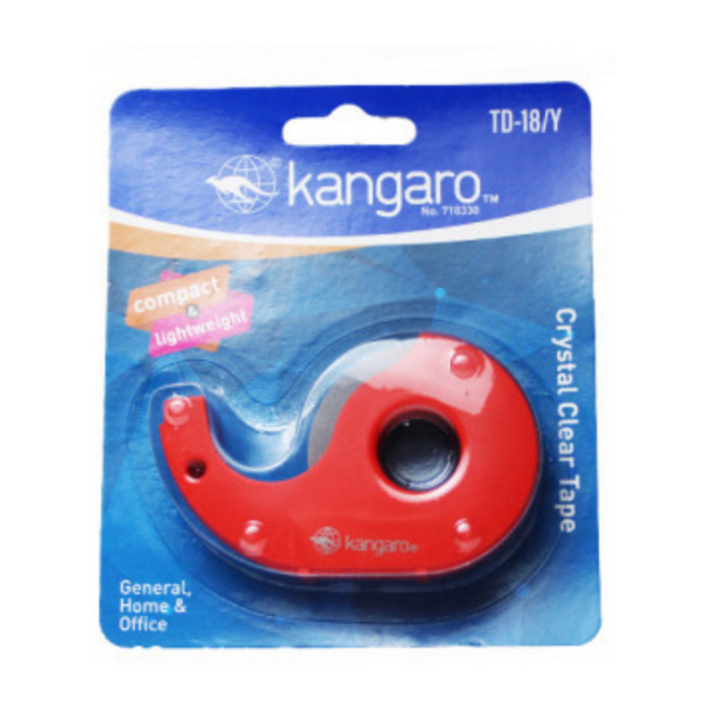 Kangaro Crystal Clear Tape (Red)