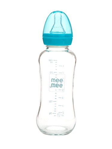 Mee Mee Premium Glass Feeding Bottle 3m+ (240ml)