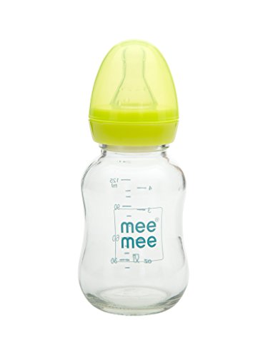 Mee Mee Premium Glass Feeding Bottle 1m+ (120ml)